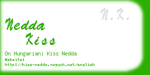nedda kiss business card